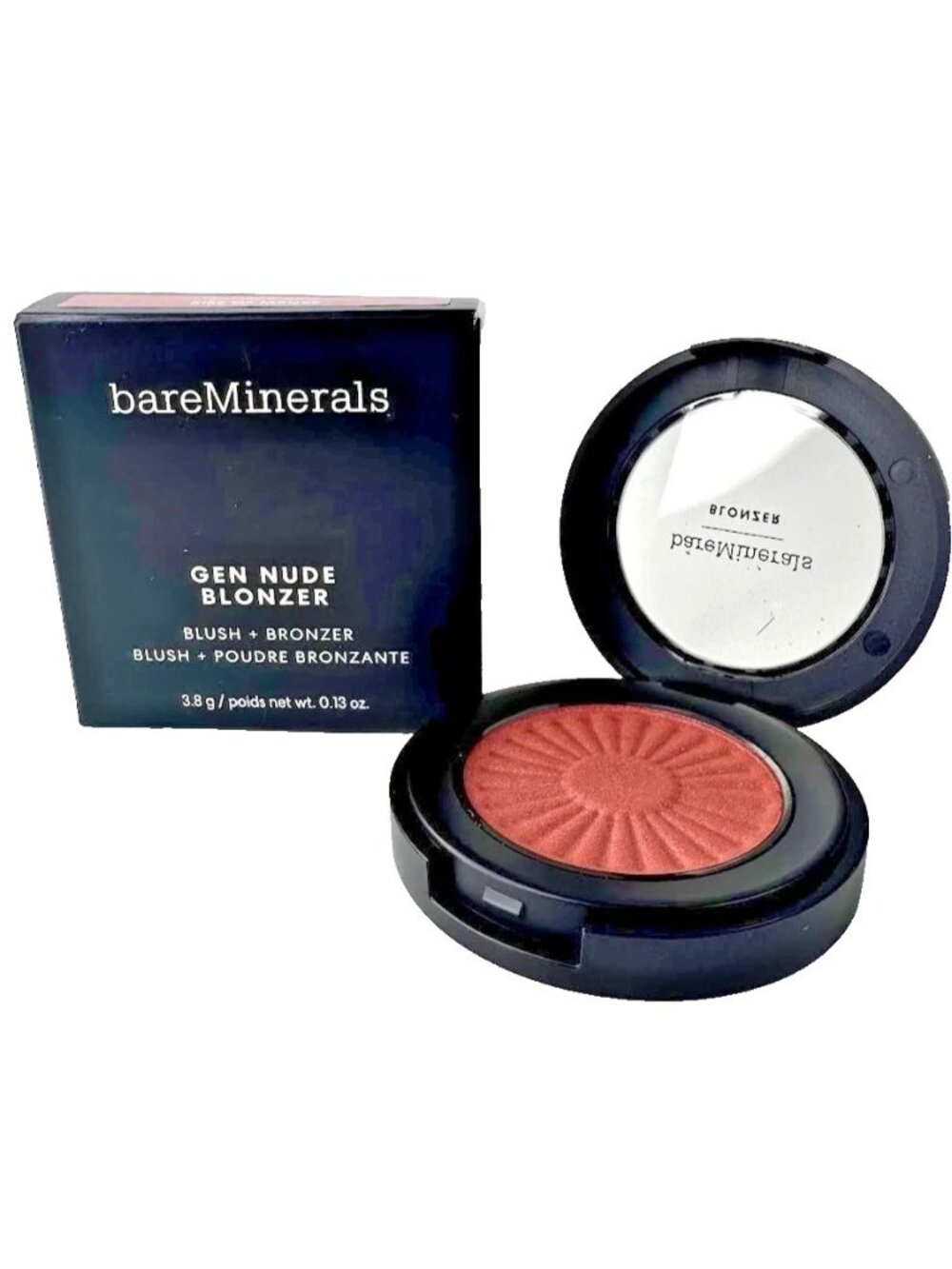 bareMinerals Gen Nude Blonzer Kiss of Mauve 0.13 oz Blush Bronzer Hybrid Powder